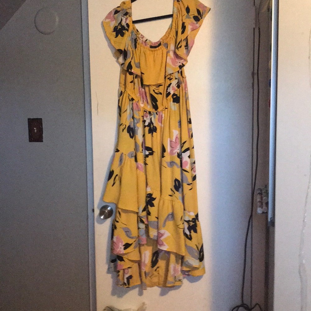 Floral Off the Shoulder Dress